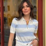 Μπλούζα ριγέ κοντομάνικη