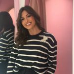 Μπλούζα ριγέ με πεταλούδες