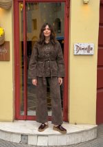 Σετ λεοπάρ Τζιν Τζάκετ Με Παντελόνι - Image 4