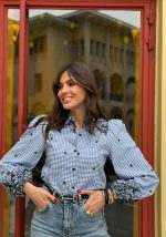 Πουκάμισο Καρό Με Κεντήματα