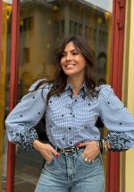 Πουκάμισο Καρό Με Κεντήματα - Image 2