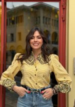 Πουκάμισο Καρό Με Κεντήματα