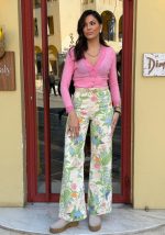 Τζιν ψηλόμεσο φλοραλ - Image 2