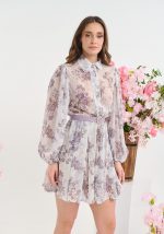 Φλοράλ Φόρεμα Με Γιακά - Image 6