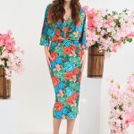 Φόρεμα Φλοράλ Μίντι Κρουαζέ