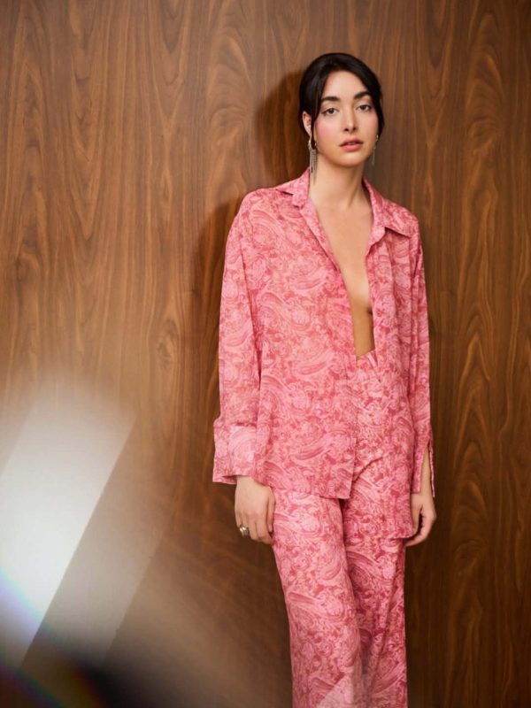 Πουκαμίσα Εμπριμέ Oversized Verona