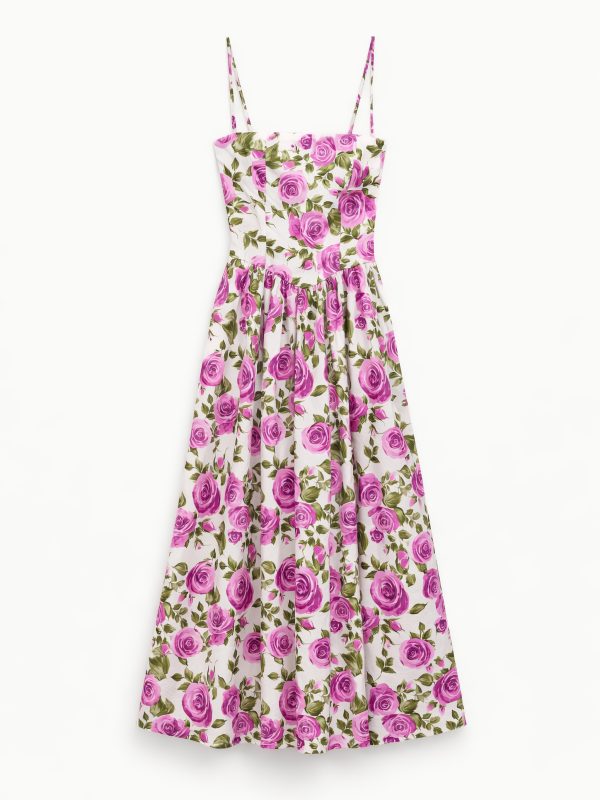 Φλοράλ Φόρεμα Μακρύ