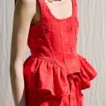 Τζιν Τοπ Με Κεντημένα Λουλούδια