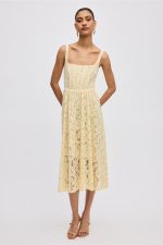 Lace Midi Dress - Image 3