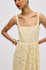 Lace Midi Dress - Image 2