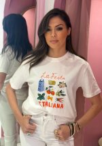 T-shirt Με Στάμπα Italiana - Image 3
