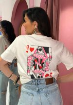 T-shirt Με Στάμπα Ντάμα - Image 3