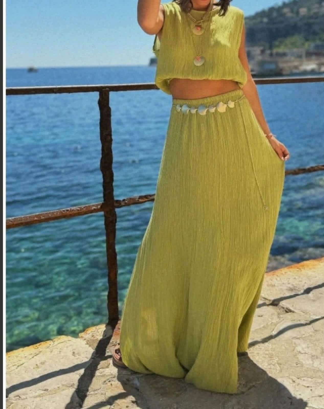 aea36cf0-2585-46e6-aa50-34c91f70af67 Σετ Μακριά Φούστα Με Τοπ - Image 1