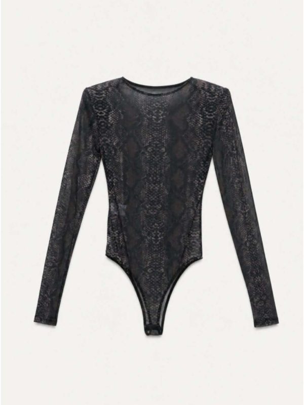 Κορμάκι Snake Print