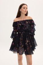 Eliza Floral Mini Dress - Image 4