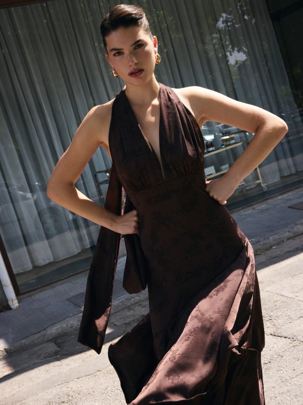 Blair Brown Long Dress